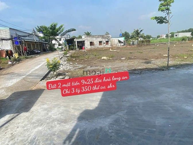 Hình ảnh Bán đất 2 mặt tiền hiếm có – 9x25m – thổ cư 100% – giá chỉ 3 tỷ 350