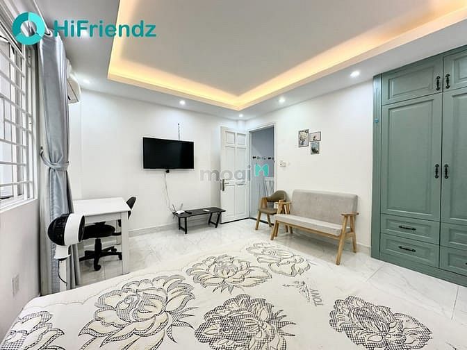 Hình ảnh Căn Hộ 1PN Tách Bếp 40m2 Cưa Sổ - Gần Hồ Con Rùa - CV Lê Văn Tám Q1