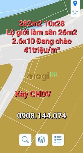 Hình ảnh Bán đất thổ cư Hẻm xe hơi đường Tây Lân, 282m2 ( 10 x 28 ) thổ trống