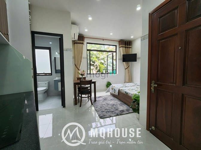 Hình ảnh Cho thuê Trang Chủ MB66.COM / Đăng Ký Tặng 66K studio full nội thất cửa sổ trời view đẹp gần sân bay
