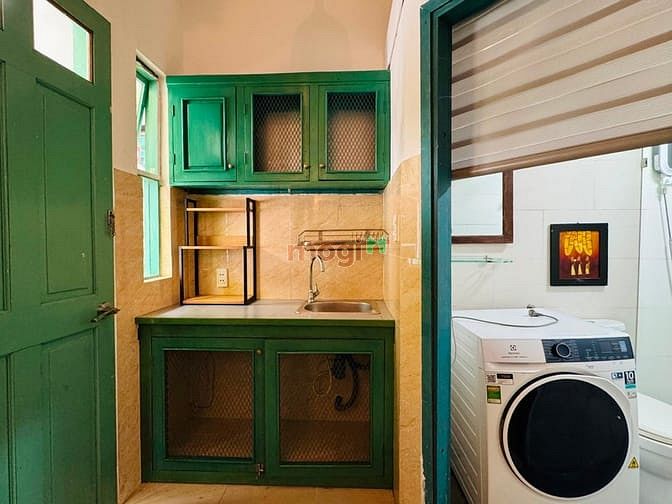 Hình ảnh [Q]🏡🌹 CĂN STUDIO TONE VINTAGE!🍀! Máy giặt riêng, nhận pet nhỏ!