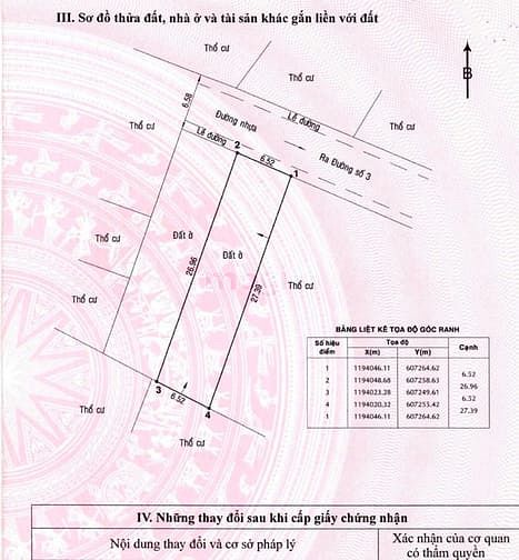 Hình ảnh Bán đất 6,5x27 đường số 3 Trần Não Q.2 giá 155tr/m2