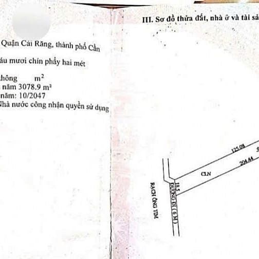 Hình ảnh Bán Đất Mặt Tiền Trương Vĩnh Nguyên – Cái Răng, Cần Thơ | 3.269m²