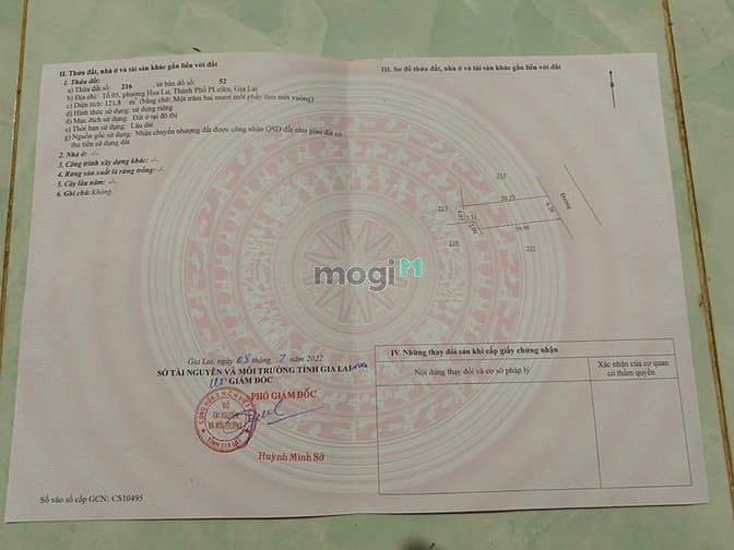 Hình ảnh Chính chủ cần Bán Đất mặt tiền Tạ Quang Bửu nối dài
