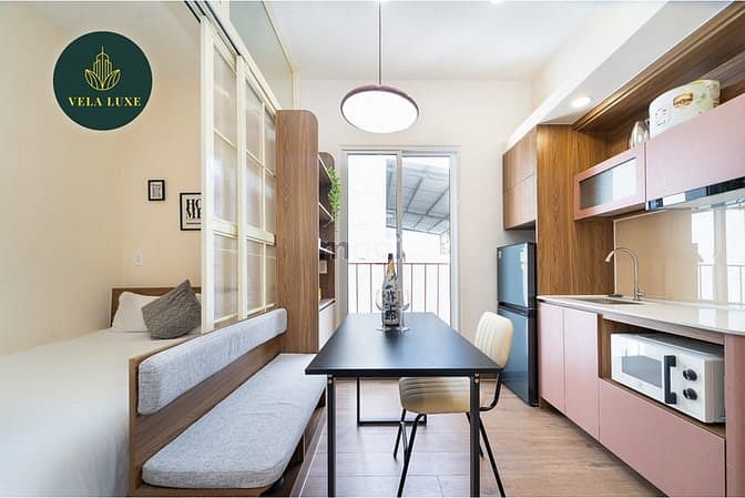 Hình ảnh Căn Hộ Dịch Vụ 22m² – Full Nội Thất – Gần CV Lê Thị Riêng – Q.3