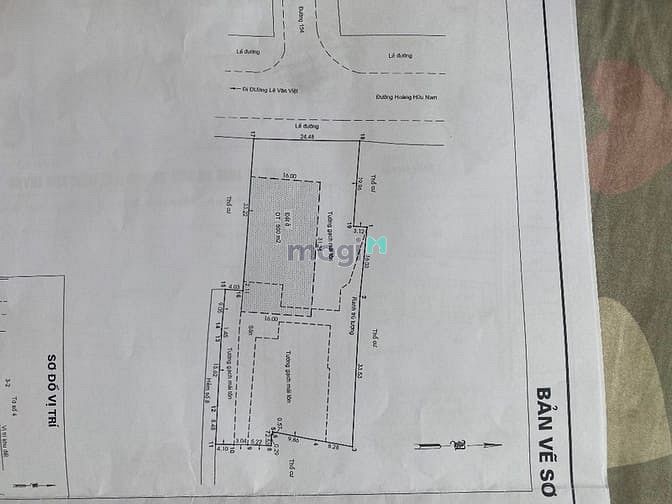 Hình ảnh Bán 1938m2 Đất mặt tiền số 338 Hoàng Hữu Nam, Q9