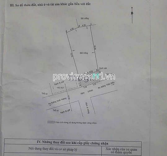 Hình ảnh Bán đất thổ cư Quốc Hương, Thảo Điền, 130m² sổ, nở hậu, giá 31,5 tỷ