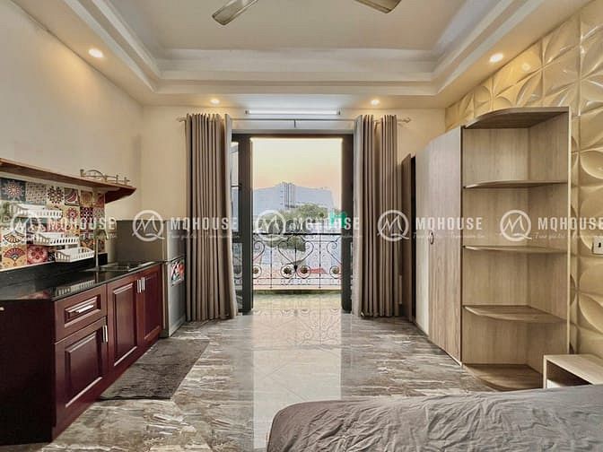 Hình ảnh Căn Hộ 30m2 1PN Full NT Cao Cấp - Thang Máy - Gần Chợ Phạm Văn Hai