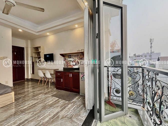 Hình ảnh Căn Hộ 30m2 1PN Full NT Cao Cấp - Thang Máy - Gần Chợ Phạm Văn Hai