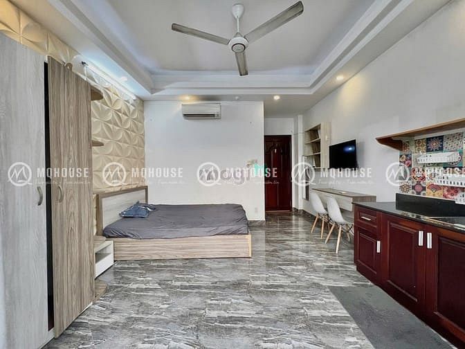 Hình ảnh Căn Hộ 30m2 1PN Full NT Cao Cấp - Thang Máy - Gần Chợ Phạm Văn Hai