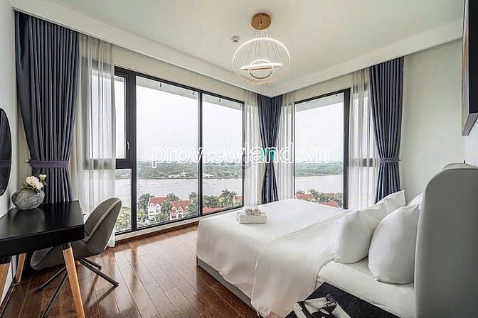 Hình ảnh D’Edge Thảo Điền tầng cao, 4 phòng ngủ, view sông, thang máy riêng