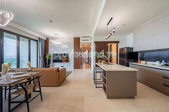 Hình ảnh D’Edge Thảo Điền tầng cao, 4 phòng ngủ, view sông, thang máy riêng