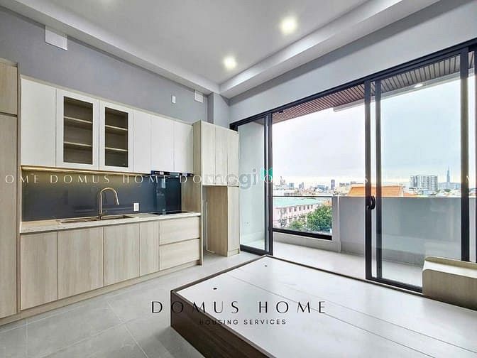 Hình ảnh Siêu phẩm mới 100%, Studio ban công fnt, máy giặt riêng,gần Lotte,Tdtu