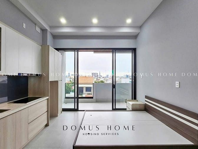 Hình ảnh Siêu phẩm mới 100%, Studio ban công fnt, máy giặt riêng,gần Lotte,Tdtu