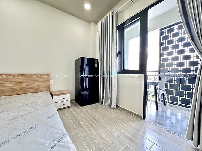 Hình ảnh Cho Thuê Căn Hộ Full Nội Thất Mới Ban Công Máy Giặt Riêng Tại Tân Định