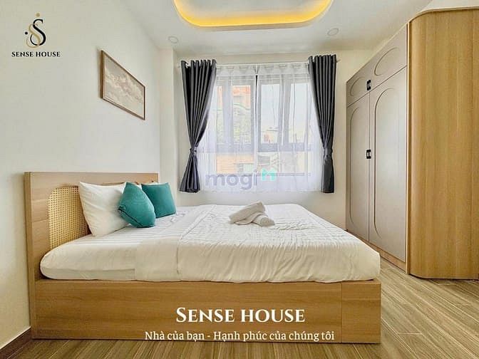 Hình ảnh Cho thuê Trang Chủ MB66.COM / Đăng Ký Tặng 66K 1PN máy giặt riêng full nội thất mới có thang máy