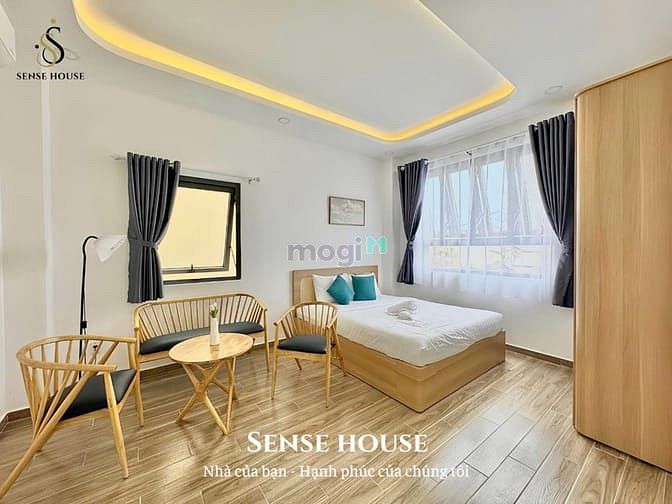 Hình ảnh Cho thuê Trang Chủ MB66.COM / Đăng Ký Tặng 66K 1PN máy giặt riêng full nội thất mới có thang máy