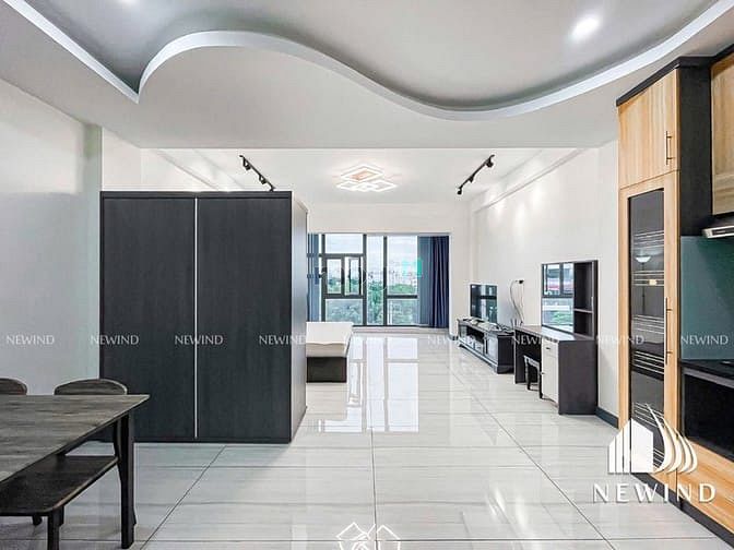 Hình ảnh Cho thuê Trang Chủ MB66.COM / Đăng Ký Tặng 66K studio full nội thất tách bếp view sông Sài Gòn