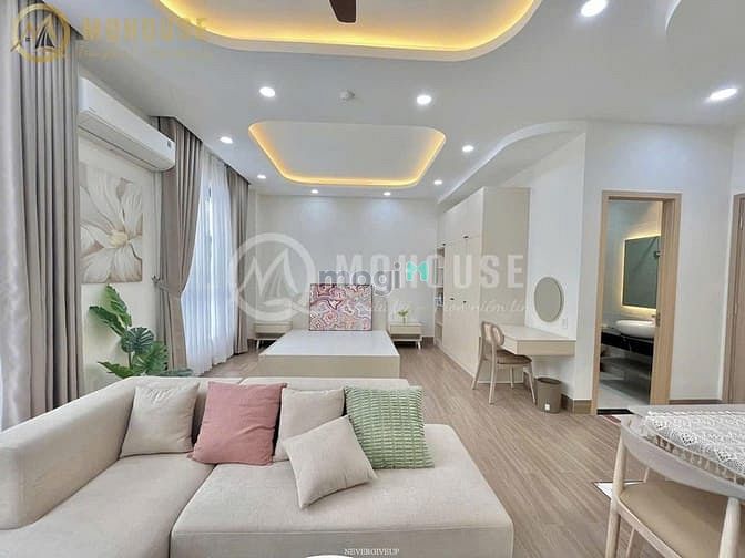 Hình ảnh Bến Vân Đồn 1PN full nội thất ban công lớn ngay cầu Mống, Calmette