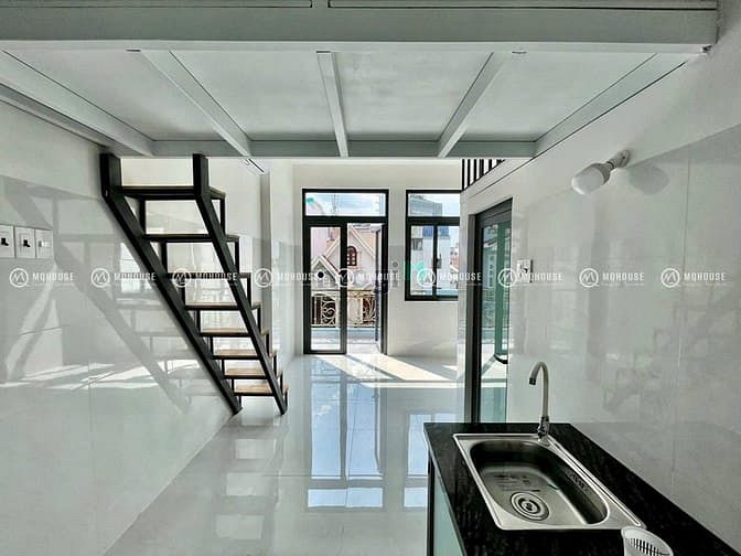 Hình ảnh Cầu Sắt An Phú Đông - Vườn Lài - Căn Hộ Full Nội Thất - Bancol Riêng