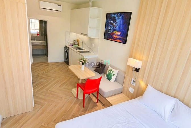 Hình ảnh Cho thuê phòng studio full nội thất Đường Bến Vân Đồn, ngay sát Q1
