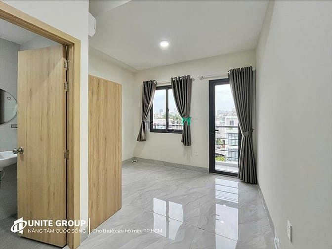 Hình ảnh Studio ban công mới full nt, gần Lotte, tdtu, Rmit, di chuyển Q1,4 5p