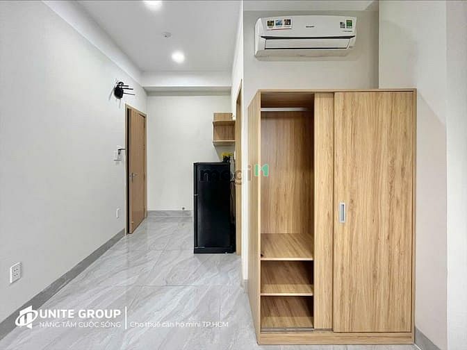 Hình ảnh Studio ban công mới full nt, gần Lotte, tdtu, Rmit, di chuyển Q1,4 5p