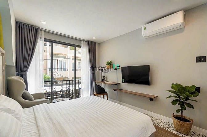 Hình ảnh Studio ban công full nội thất Nguyễn Cảnh Chân Q1 gần ĐH Văn Lang