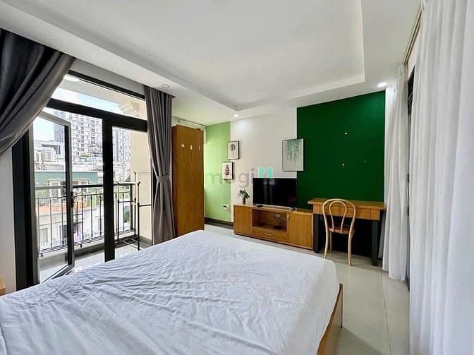 Hình ảnh [Q2] CHO THUÊ🏡 1PN CAO CẤP - Máy giặt riêng🔥🌸, ban công, dọn phòng!