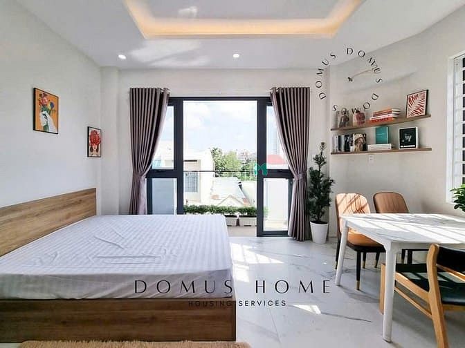 Hình ảnh Studio ban công mới tinh, full nt, sạch đẹp, 40m2, 5p qua q1,4,8