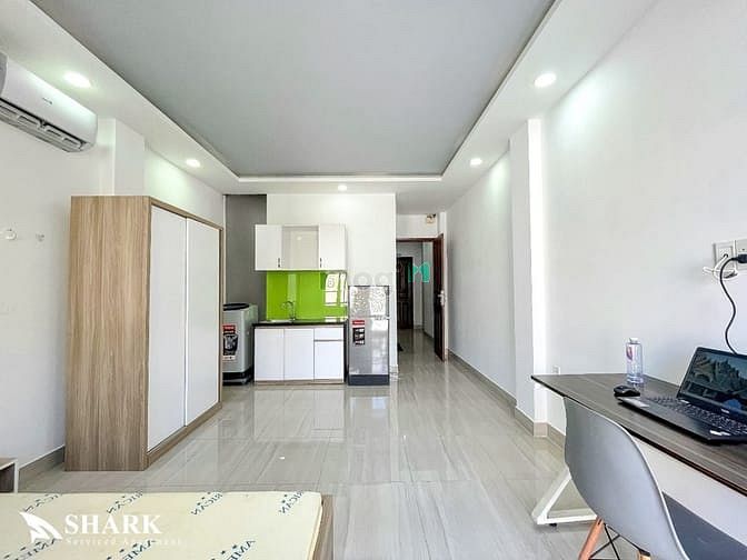 Hình ảnh Căn Hộ Cho Thuê Full Nội Thất, Ban Công Lớn ở Nơ Trang Long Bình Thạnh