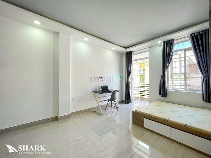 Hình ảnh Căn Hộ Cho Thuê Full Nội Thất, Ban Công Lớn ở Nơ Trang Long Bình Thạnh