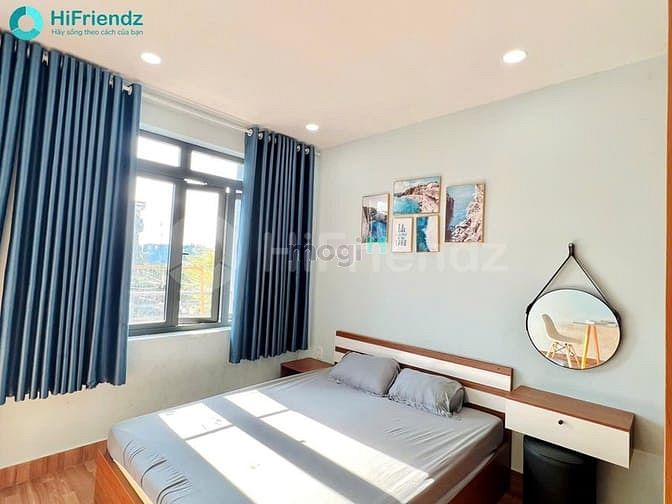 Hình ảnh Studio ban công 35m2, thoáng, rộng, full nt, gần cầu NVC, Vincom, q1,4