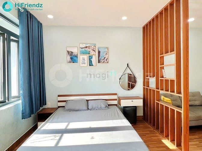 Hình ảnh Studio ban công 35m2, thoáng, rộng, full nt, gần cầu NVC, Vincom, q1,4