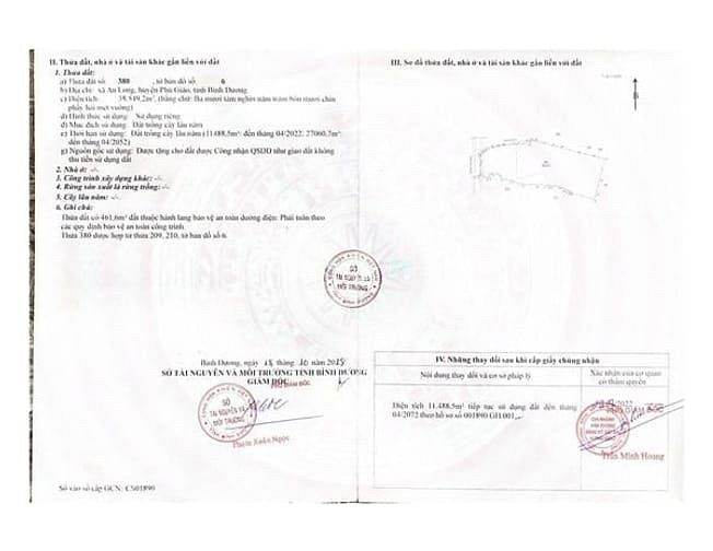 Hình ảnh Cho thuê đất trống CLN tại Xã An Long, Tp. Hồ Chí Minh giá 20tr DT 4,5