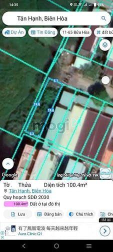 Hình ảnh Đất Tái Định Cư Phường Tân Hạnh DT: 100m, 1Tỷ1
