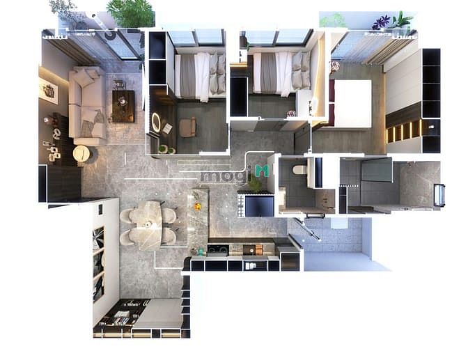 Hình ảnh Bán nhanh CHCC Grand View, DT 118m2, TK 3PN, 2WC, NTCC, giá 10.6 tỷ