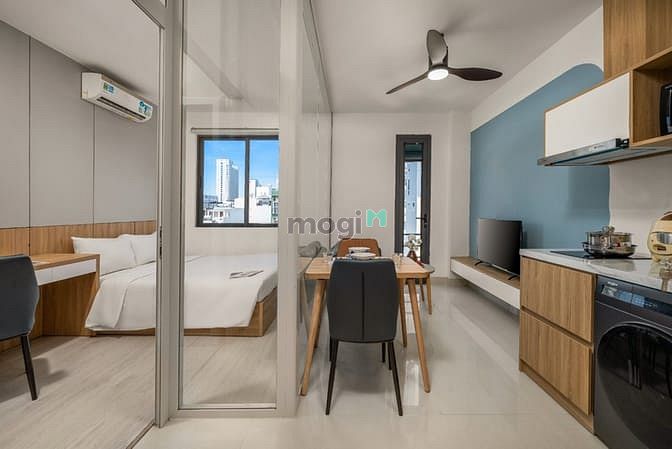 Hình ảnh Cho thuê Trang Chủ MB66.COM / Đăng Ký Tặng 66K 1pn Dương Trí Trạch gần biển, full nội thất, tầng cao