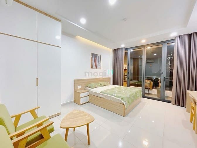 Hình ảnh Cho thuê CHDV 1PN tách bếp- Ban công thoáng-  nội thất cao cấp-