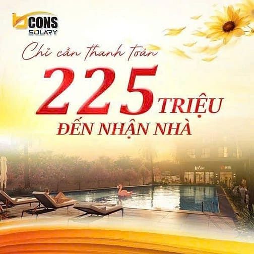 Hình ảnh Bcons Solary căn 2pn - 2wc giá chỉ 1 tỷ 6.