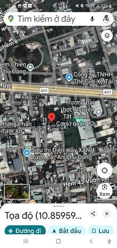 Hình ảnh Bán lô đất 5.6x20m Vườn Lài Q12 gần ĐH NTT