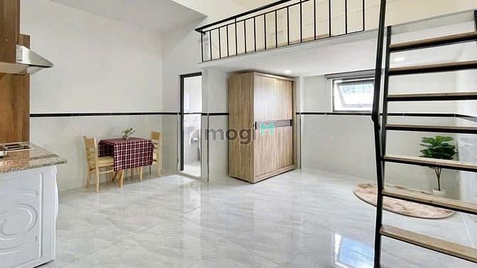 Hình ảnh Phòng Có Gác Full Nội Thất ở Bùi Đình Túy gần ĐH Văn Lang Bình Thạnh