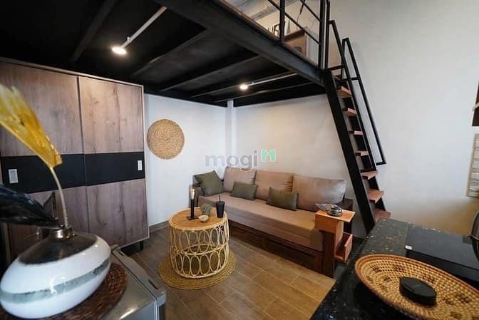 Hình ảnh Duplex 30m2 vibe Đà Lạt thang máy tại Nơ Trang Long gần ĐH Văn Lang