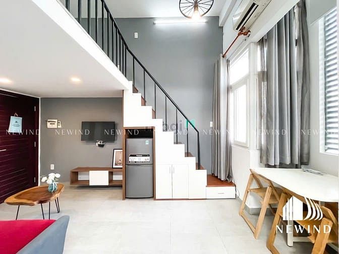 Hình ảnh Phòng Duplex gác cao full nội thất