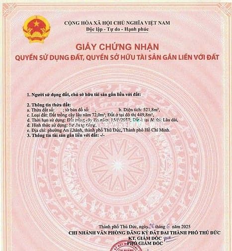 Hình ảnh Bán đất khu Trần Não, 722,7m², mặt bằng lớn hiếm có, giá 270 triệu/m2