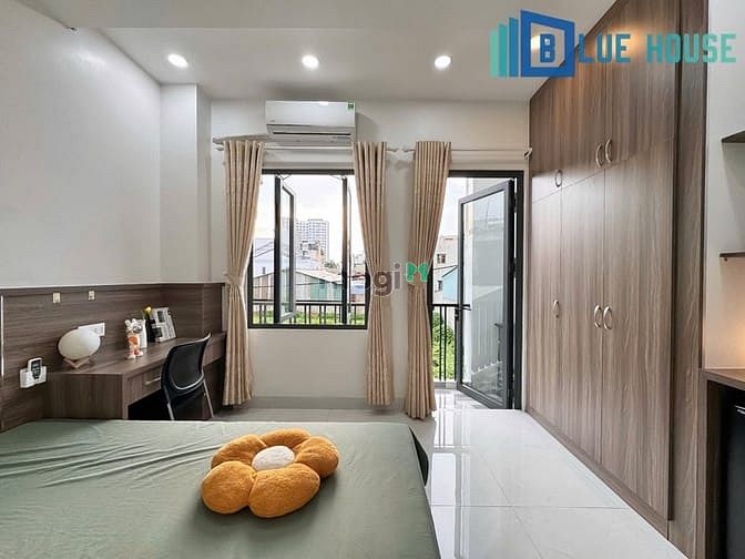 Hình ảnh CHO THUÊ CĂN HỘ Studio BAN CÔNG - FULL nội thất chỉ tính điện