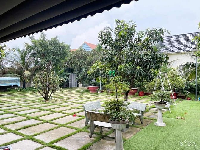 Hình ảnh Bán Biệt Thự Sân Vườn , 1700m2 ( 40 x 43 ) , Dĩ An , Nhỉnh 8trm2