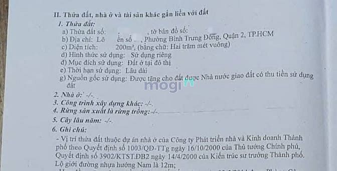 Hình ảnh Bán đất DỰ ÁN KDC 10 MẪU - Nguyễn Duy Trinh Quận 2 đường 12m sổ CN