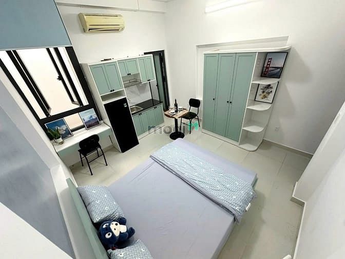 Hình ảnh Studio Full Nội Thất, Cửa sổ thoáng gần ĐH Ngoại Thương Hutech GTVT