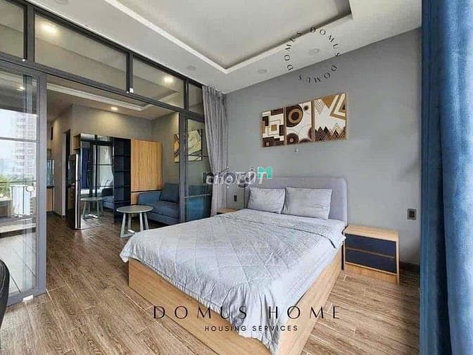 Hình ảnh Căn Hộ 1 phòng ngủ Full nội thất ban công Ngay Vạn Phúc City